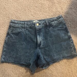 Universal Thread Dark Blue High-Rise Denim Shorts